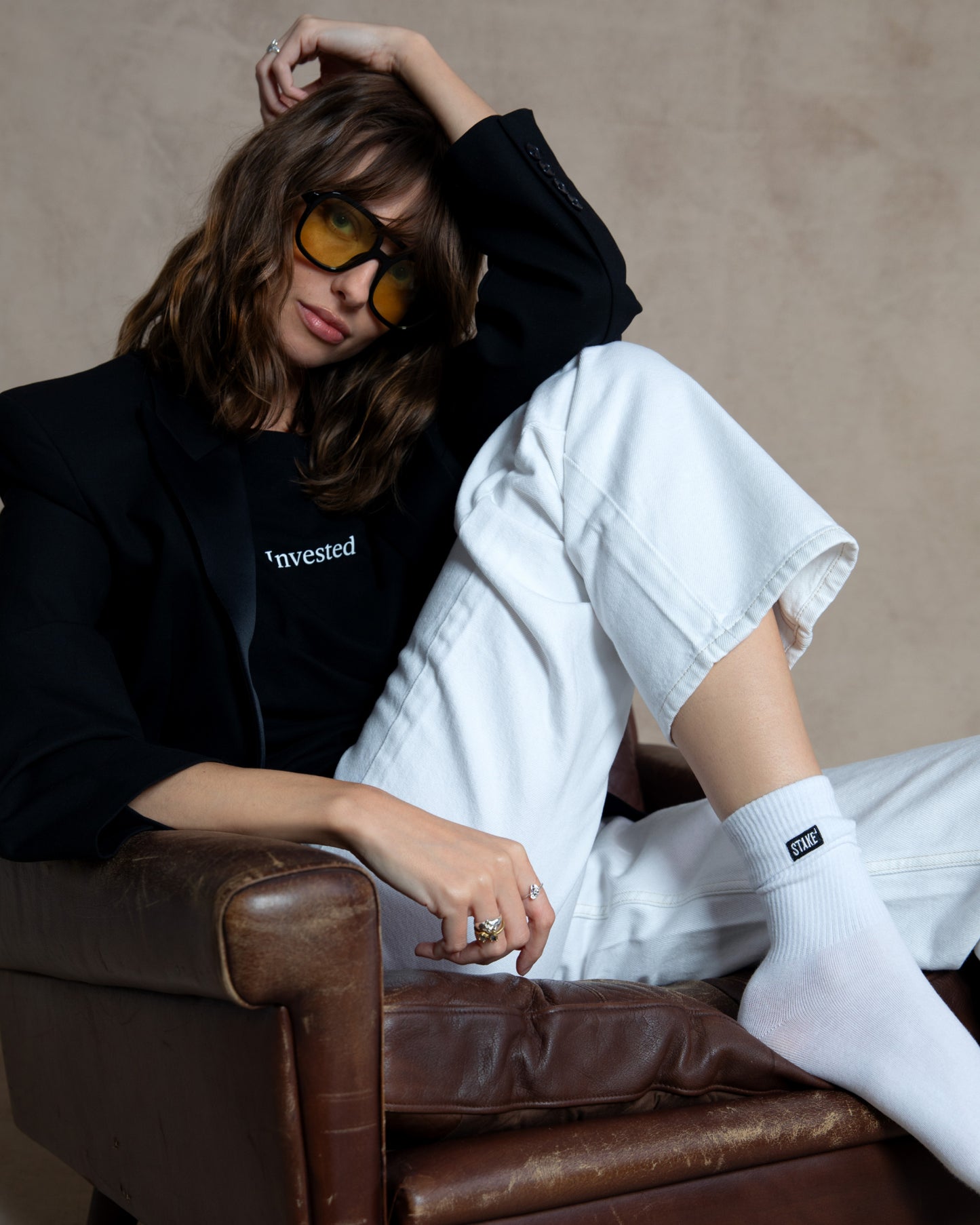 The Onwards Socks – White